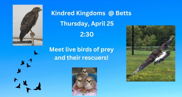 Kindred Kingdoms at Betts Branch Library, April 25th 2:30 PM