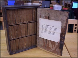 1830 library bookcase