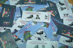 Photo of OCPL library cards