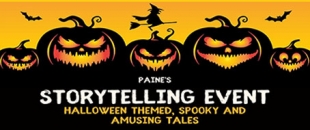 Spooky storytelling program at Paine on October 28 from 2 to 3 pm